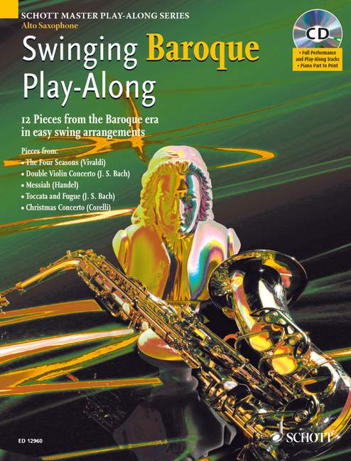 SWINGING BAROQUE PLAY-ALONG(+CD)/L'ESTRANGE 【輸入:サクソフォン】