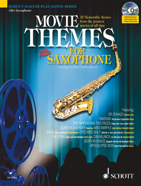 MOVIE THEMES FOR ALTO SAXOPHONE(+CD) 【輸入:サクソフォン】