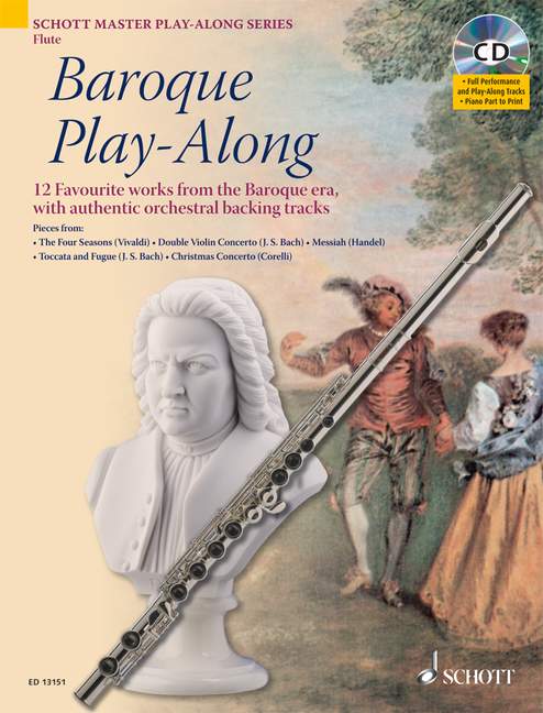 BAROQUE PLAY-ALONG/DAVIES(+CD) 【輸入:フルート】