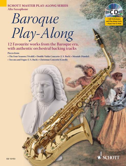 BAROQUE PLAY-ALONG/DAVIES(+CD) 【輸入:サクソフォン】