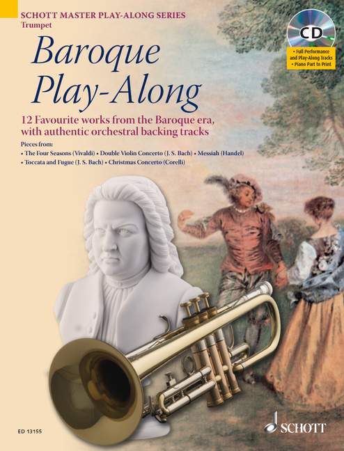 BAROQUE PLAY-ALONG/DAVIES(+CD) 【輸入:トランペット】