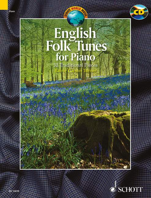 ピアノのためのイギリス民謡集(CD付) 【輸入:ピアノ】