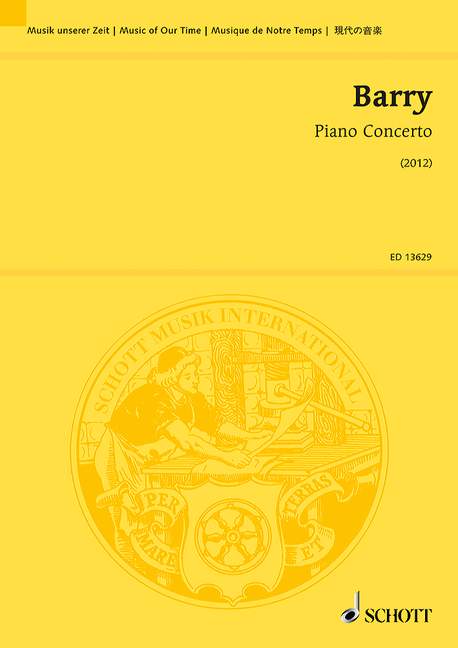 バリー:ピアノ協奏曲: スタディスコア 【輸入:ピアノとオーケストラ(スコア)】