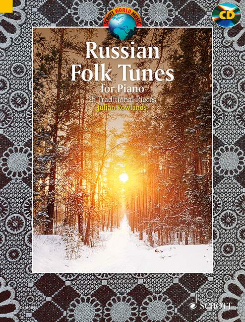ピアノのための25のロシア民謡/ローランズ編(CD付) 【輸入:ピアノ】