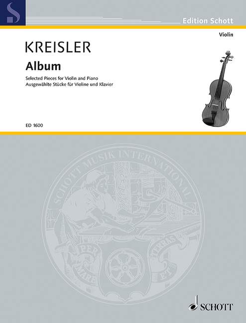 ALBUM MIT AUSGEWAHLTEN STUCKEN/KREISLER 【輸入:ヴァイオリン】