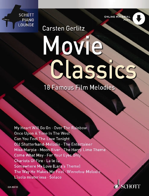 Movie Classics-18の映画メロディー(CD付)/Gerlitz編 【輸入:ピアノ】