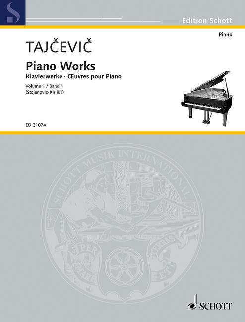 タイチェヴィチ:タイチェヴィチ・ピアノ作品集 第1巻/ストヤノヴィチ=キリルク編 【輸入:ピアノ】