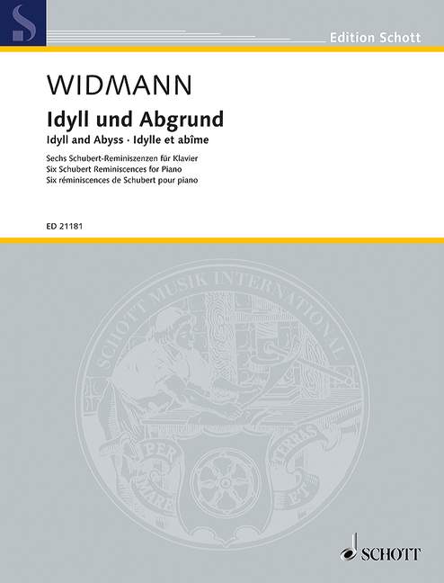 ウィドマン:Idyll and Abyss: 6 Schubert Reminiscences for Piano 【輸入:ピアノ】