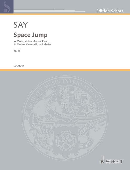 サイ:スペース・ジャンプ(Vn,Vc,Pf): スコアとパート譜セット 【輸入:室内楽(パート譜)】