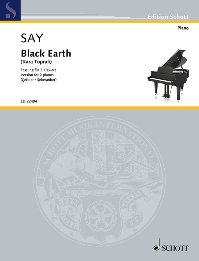 サイ:黒い大地 Op.8b/Sekeranber & Cetiner編曲: 演奏用スコア(2冊入り) 【輸入:ピアノ】