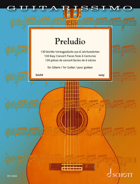 Preludio: やさしく弾けるギターのための130の演奏会用小品/ウジェル編 【輸入:ギター】