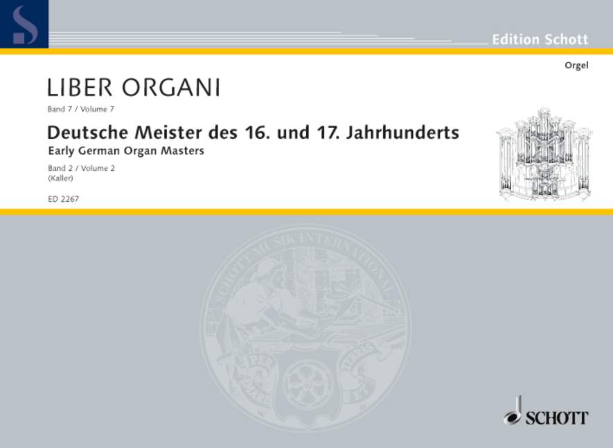 カラー:Deutsche Meister des 16. und 17. Jahrhunderts: Lieder Organi BD. 7 【輸入:オルガン】