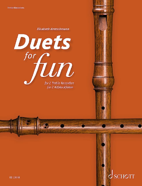 Duets for Fun: アルト・リコーダー編/Kretschmann編: 演奏用スコア 【輸入:リコーダー】