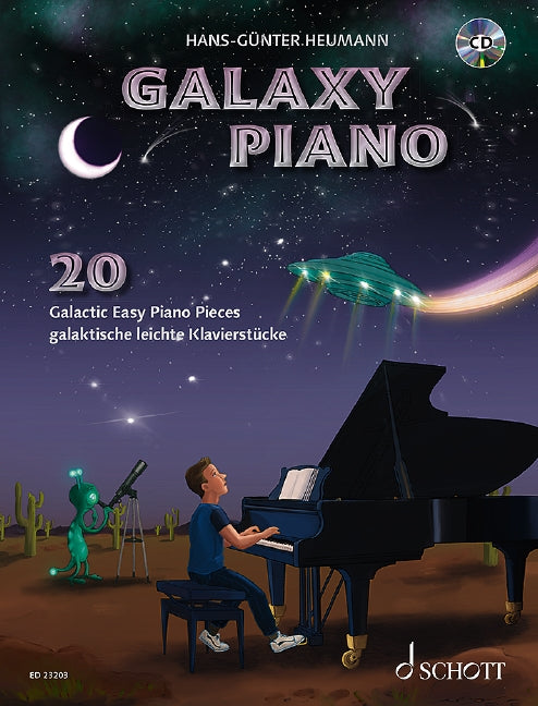 ホイマン:Galaxy Piano: 20 Galactic Easy Piano Pieces: CD付 【輸入:ピアノ】