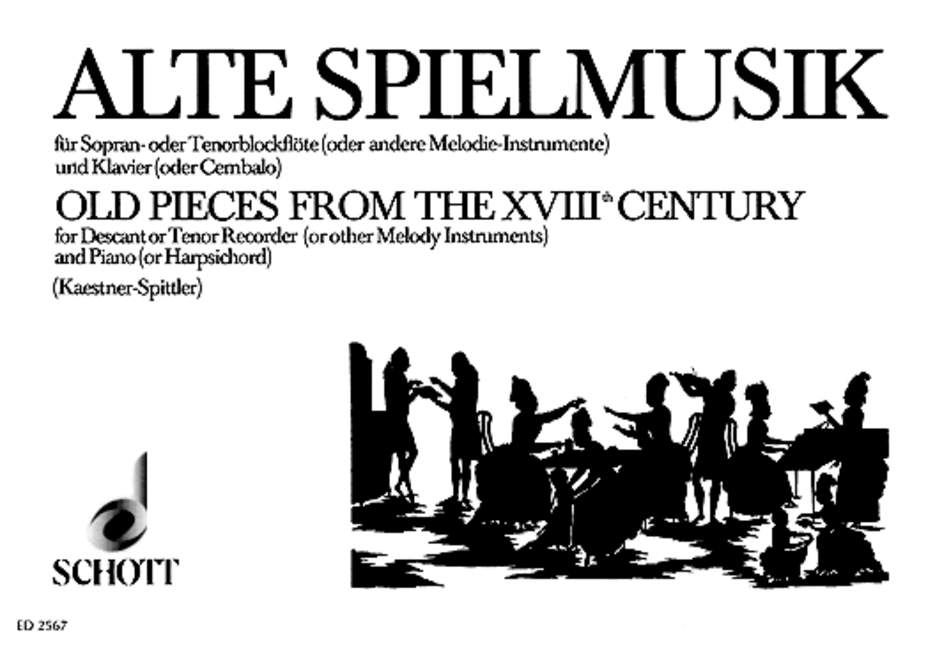 カストナー:ALTE SPIELMUSIK 【輸入:リコーダー】