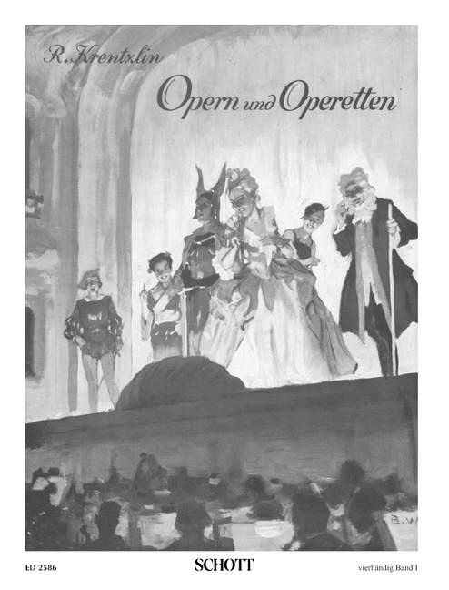 OPERN UND OPERETTEN/KRENTZLIN BD.1 【輸入:ピアノ】
