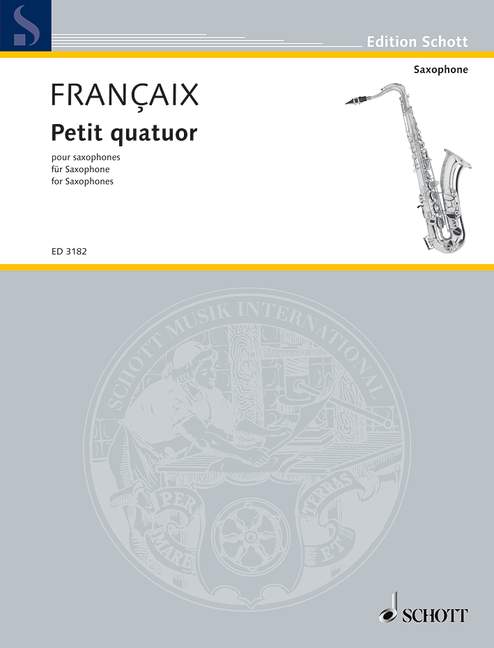 1/22削除　最終値下げ　サックス四重奏　フランセ　小四重奏曲 ED_3182-Francaix_5B648_5D.jpg?