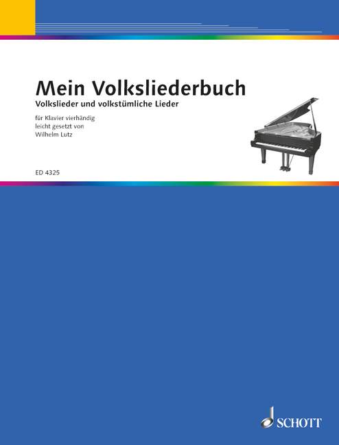 MEIN VOLKSLIEDERBUCH/LUTZ 【輸入:ピアノ】