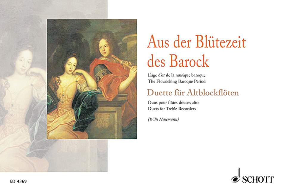 AUS DER BLUTEZEIT DES BAROCK(A,A)/HILLEMANN 【輸入:リコーダー】