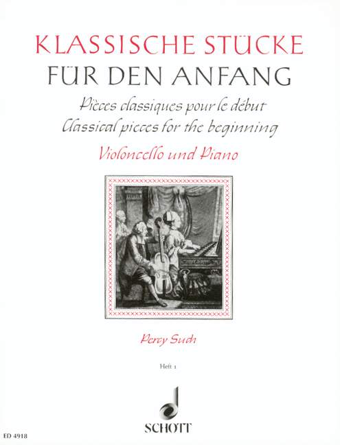KLASSISCHE STUCKE FUR DEN ANFANG BAND.1/SUCH 【輸入:チェロ】