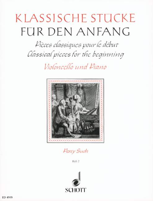 KLASSISCHE STUCKE FUR DEN ANFANG BAND.2/SUCH 【輸入:チェロ】
