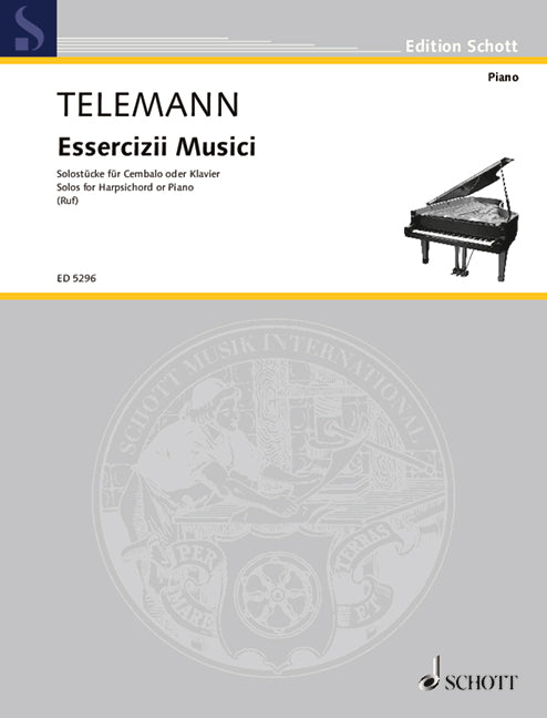 テレマン:Essercizii Musici(Cembalo Oder Andere Tasten Ins.) 【輸入:ピアノ】