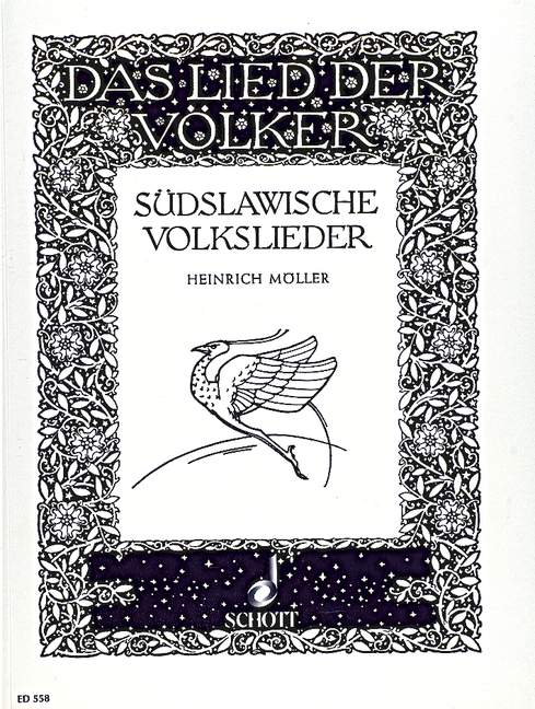 LIED DER VOLKER BD. 8: SUD-SLAWISCHE VOLKSLIEDER 【輸入:ヴォーカルとピアノ】