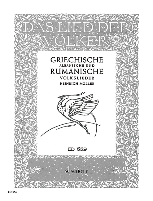 LIED DER VOLKER BD. 9: GRIEK, ALBANIAN, RUMANIAN 【輸入:ヴォーカルとピアノ】
