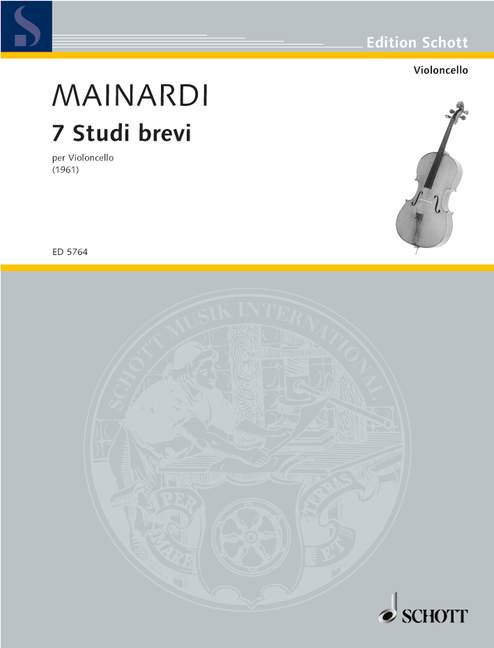 マイナルディ:7つのやさしい練習曲 【輸入:チェロ】