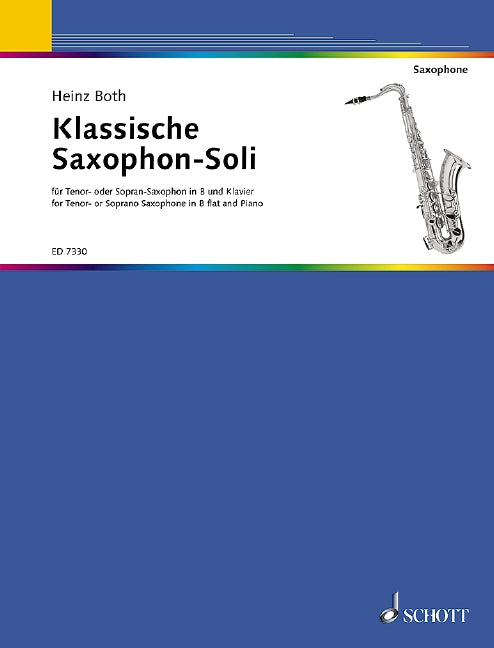 クラシカル・サクソフォン・ソロ曲集(T Sax/S Sax,P)/Both編曲 【輸入:サクソフォン】