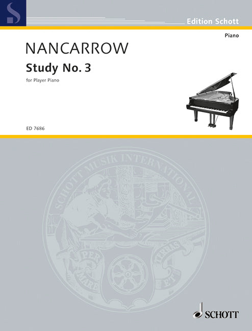 ナンカロウ:自動ピアノのための習作 第4巻: 練習番号 第3番 【輸入:ピアノ】