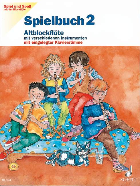 エンゲル:Spiel und Spas mit der Blockflote: Schule fur die Alt-Blockflote: Performance Book 第2巻 【輸入:リコーダー】