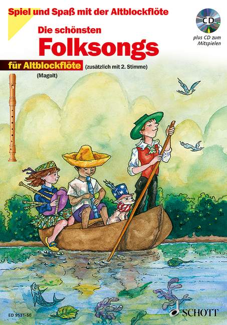 SCHONSTEN FOLKSONGS(A) 【輸入:リコーダー】