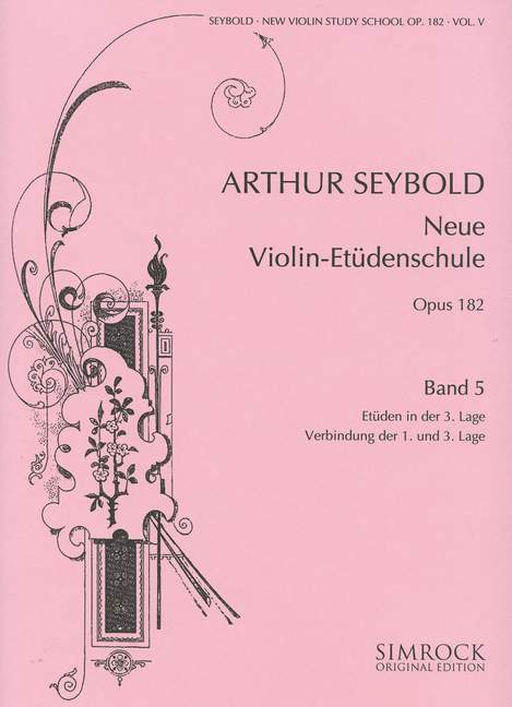 New Violin Study School Vol.5/Seybold編 【輸入:ヴァイオリン】