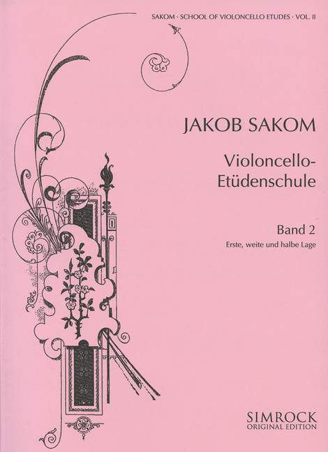 チェロ技巧教本 第2巻/Sakom編 【輸入:チェロ】