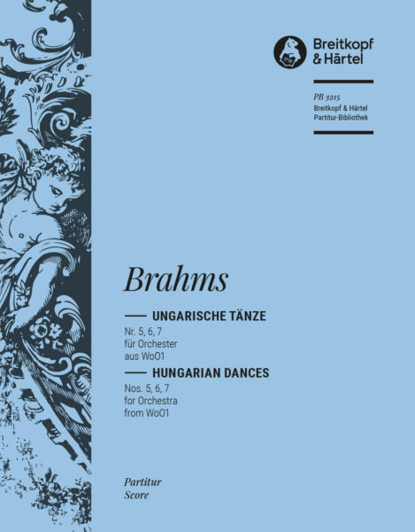 ブラームス:ハンガリー舞曲集 第5番(ト短調編曲)、第6番(ニ長調編曲)、第7番(ヘ長調編曲)/オーケストラ用編曲/シュメリング編: 指揮者用大型スコア 【輸入:オーケストラ(スコア)】