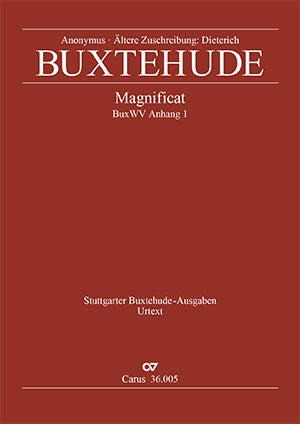 ブクステフーデ:マニフィカート BuxWV Anh.1/Graulich編: 指揮者用大型スコア 【輸入:合唱とオーケストラ】