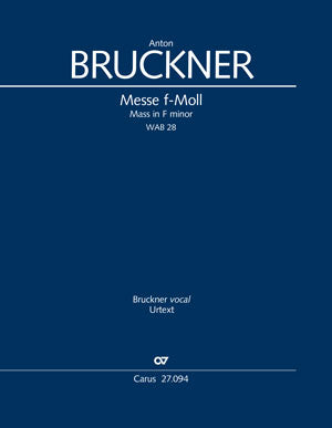 ブルックナー:ミサ曲 第3番 ヘ短調(1893年)WAB 28/Loy編: 指揮者用大型スコア 【輸入:合唱とオーケストラ】