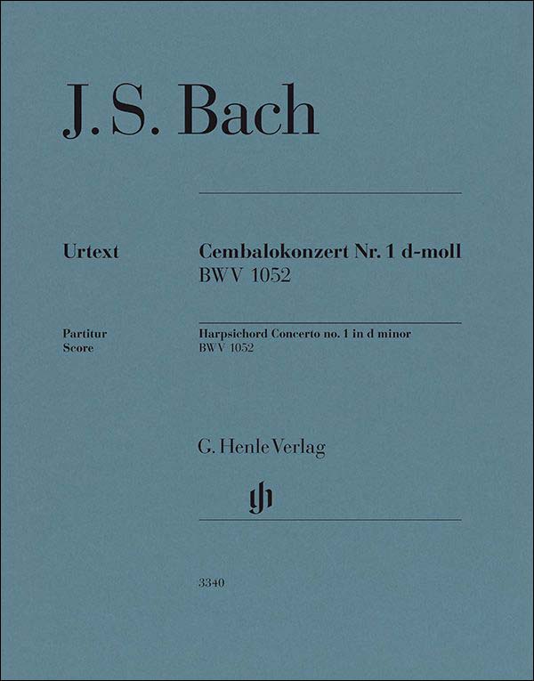バッハ:チェンバロ協奏曲 第1番 ニ短調 BWV 1052/原典版/Mullemann & Entin編: 指揮者用大型スコア 【輸入:ピアノとオーケストラ(スコア)】
