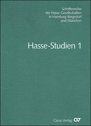 ハッセ研究 第1巻/Wiesend, Hochstein & Viertel著 【輸入:書籍】