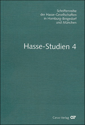 ハッセ研究 第4巻/Wiesend, Hochstein & Koch著 【輸入:書籍】