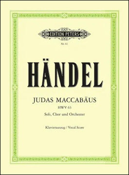 ヘンデル:オラトリオ「ユダス・マカベウス」 HWV 63(独語)/Stern編 【輸入:合唱】