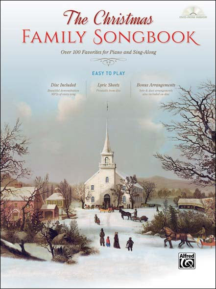 クリスマス・ファミリー・ソングブック: Over 100 Favorites for Piano & Sing-Along(DVD付) 【輸入:ヴォーカル/ピアノ/ギター】