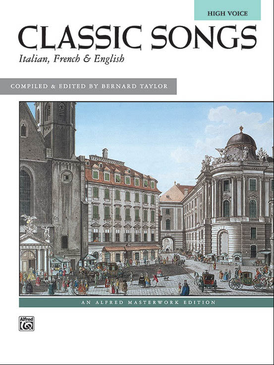 イタリア・フランス・イギリス古典歌曲集(高声用)(伊語・仏語・英語)/Taylor編 【輸入:ヴォーカルとピアノ】