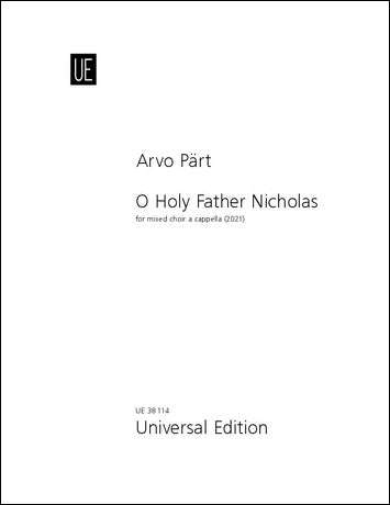 ペルト:聖なる父、ニコラウスよ(英語) 【輸入:合唱】