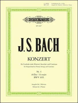 バッハ:チェンバロ協奏曲 第4番 イ長調 BWV 1055/Soldan編 【輸入:ピアノ】