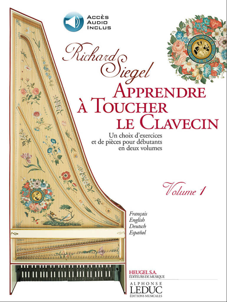 ジーゲル:APPRENDRE A TOUCHER LE CLAVECIN 1: オーディオ・オンライン・アクセスコード付 【輸入:ピアノ】