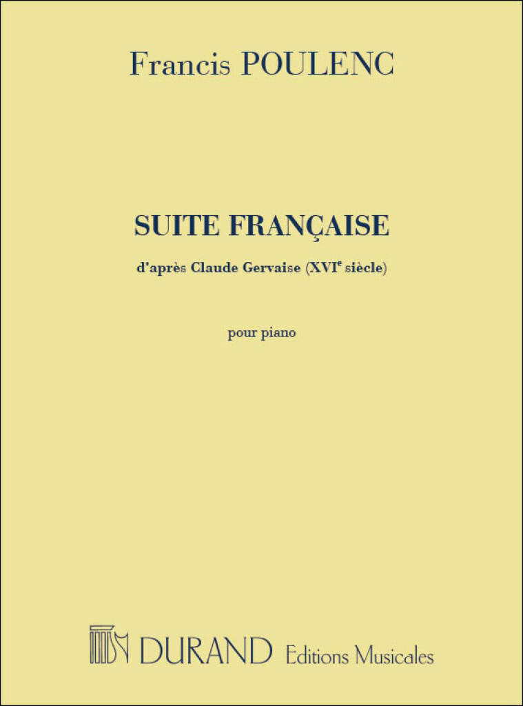 Francis Poulenc 関連洋書 ３冊 プーランク：フランス組曲 【輸入：ピアノ】 | ヤマハの楽譜通販サイト