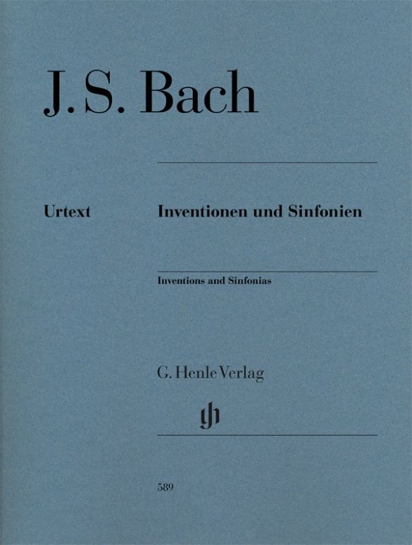 バッハ:インヴェンションとシンフォニア(二声と三声のインヴェンション) BWV 772-801/原典版/Scheideler編/Schneidt運指 【輸入:ピアノ】