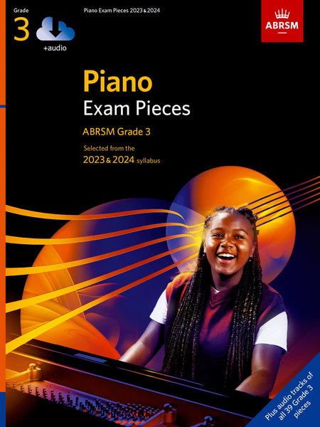 英国王立音楽検定 ピアノ課題曲選集(ABRSM)曲集、2023-2024 グレード 3: オーディオ・オンライン・アクセスコード付 【輸入:ピアノ】